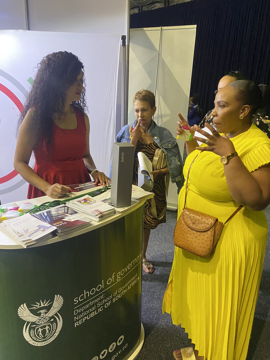 thensgZA's tweet photo. @thensgZA team is showcasing its offerings at the 67th Annual @IPM4PEOPLE Convention & Exhibition. The convention encourages innovation, collaboration & growth within the HR industry.
#IPMACE2023
#TheNSG
#LearnServeGrow
@GovernmentZA @LetsTalkGovApp @thedpsa @cpsi_sa https://t.co/ceF71X2iKX