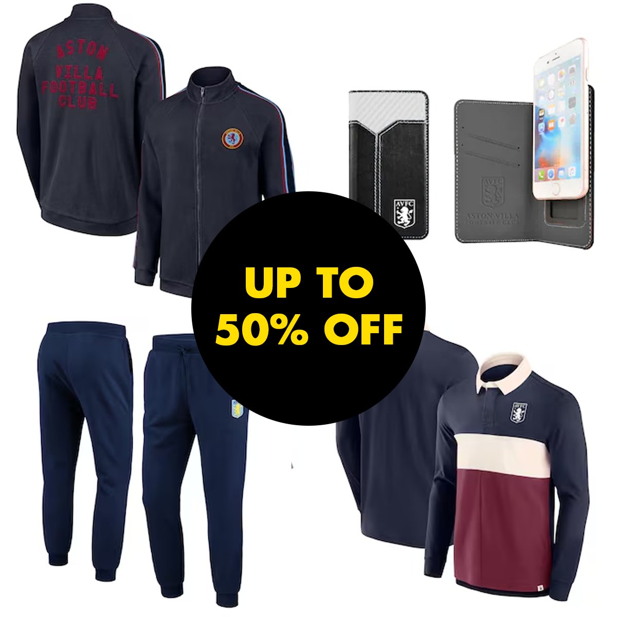 Up to 50% off official Aston Villa gifts when you shop today 🔥🔥 Don't miss out on these incredible Black Friday deals!! Only available here 👉 kitbag.evyy.net/m51xmZ #AVFC