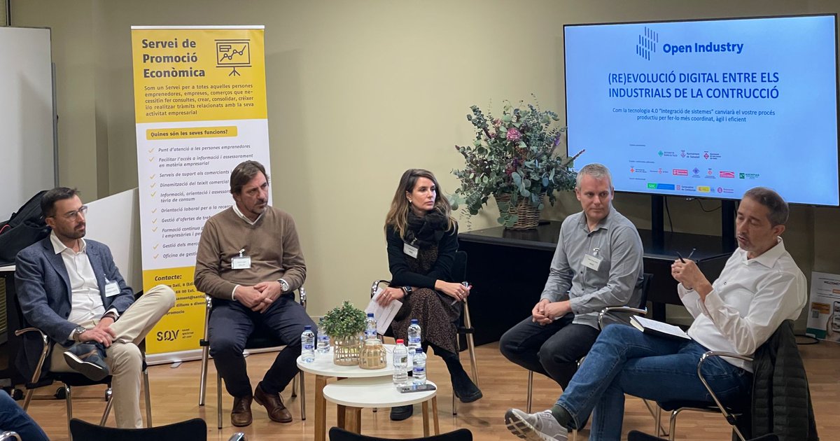 openindustry40's tweet photo. Continua al BMC Business Center la"(R)Evolució digital entre els industrials de la construcció" 🏭💡Seguim explorant el futur de la construcció digital!
@treballempresa @SQVpromocio @PEBdV @STMseguridad @CCIC @abelorteu
#openindustry #opendays2023 #Industry40 https://t.co/FHDfaZm47N