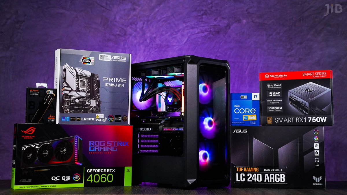 JIBOnline1's tweet photo. สเปคคอมประกอบ เล่นเกมได้ลื่นๆ ในงบราคา 46,500 บาท 🤩 รายละเอียด 👉 https://t.co/Or6DhLwMsJ https://t.co/XJJYLCDFTl