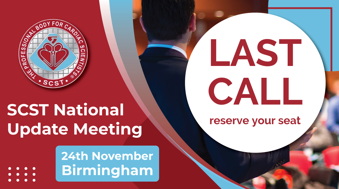 SCSTcouncil's tweet photo. Don't miss out on the #SCSTNUM2023 this Friday! Calling all Cardiac Physiologists & Clinical Scientists – secure your spot now & help celebrate SCST's 75th anniversary with a stellar line-up of speakers & talks.
👉 https://t.co/16Cvw2Sgoh
#CardiacPhysiologist #ClinicalScientist https://t.co/Usp4XJa6Gw