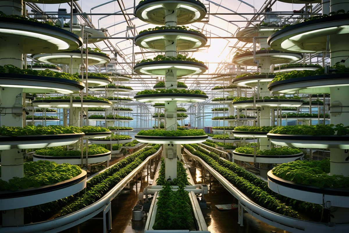 Transforming agriculture with technology! 🚀 Vertical farming in solar-powered greenhouses, utilizing IT system heat. Efficient, sustainable, and forward-thinking. 🌞🌿 Stepping into a greener future. What are your thoughts? #SustainableFarming #TechInnovation #GreenFuture
