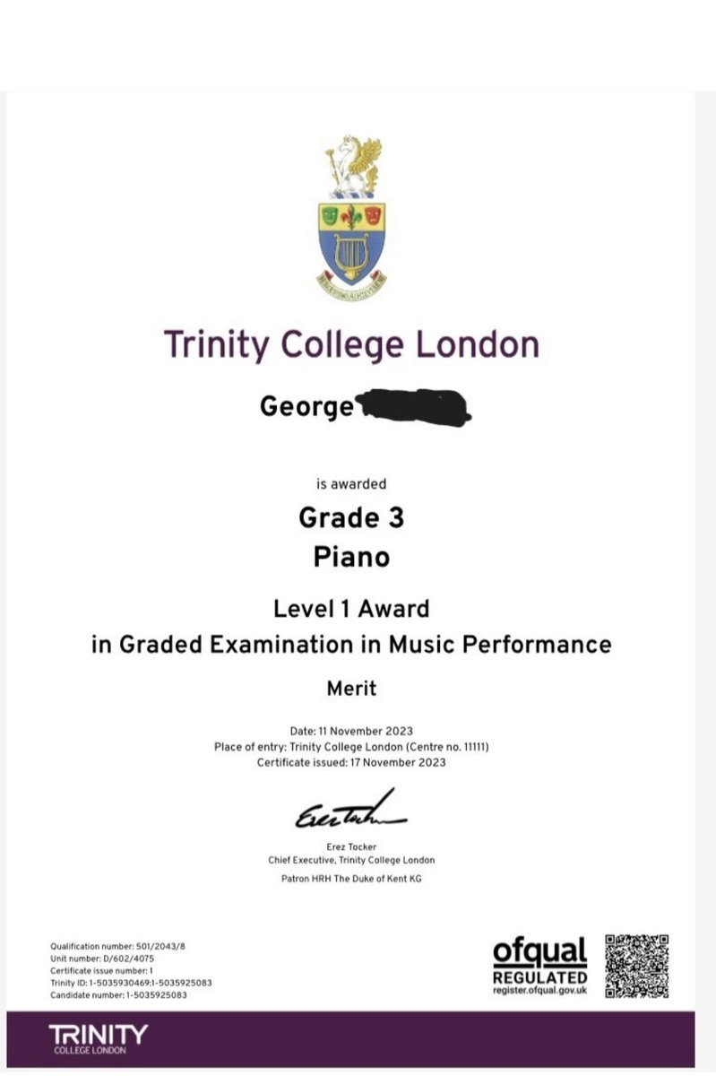 KateCollings7's tweet photo. Celebrating one of our VI Provision pupil’s major successes, as he has just received his Grade 3 Piano certificate! #reachforthestars #vimusic #Pioneer https://t.co/pIQz56IgKT
