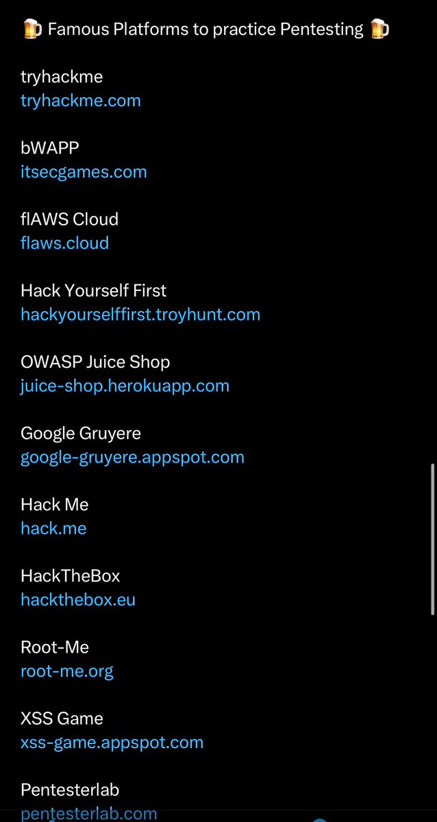 TheMsterDoctor1's tweet image. ⛔TRYHACKME ROADMAP FOR OSCP⛔

# Level 1 - Intro
- [ ] OpenVPN tryhackme.com/room/openvpn
- [ ] Welcome tryhackme.com/jr/welcome
- [ ] Intro to Researching tryhackme.com/room/introtore…
- [ ] Learn Linux tryhackme.com/room/zthlinux
- [ ] Crash Course Pentesting tryhackme.com/room/ccpentest……