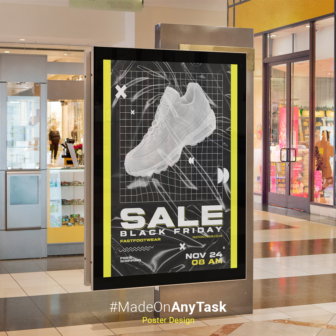anytaskofficial's tweet photo. Do you need a digital poster designed? Digital graphics offer an excellent way to leverage marketing when you're short for time.
#DigitalAd #DigitalPoster #GraphicDesign #PosterDesign #BlackFridayPoster https://t.co/dC0GL9F3BV