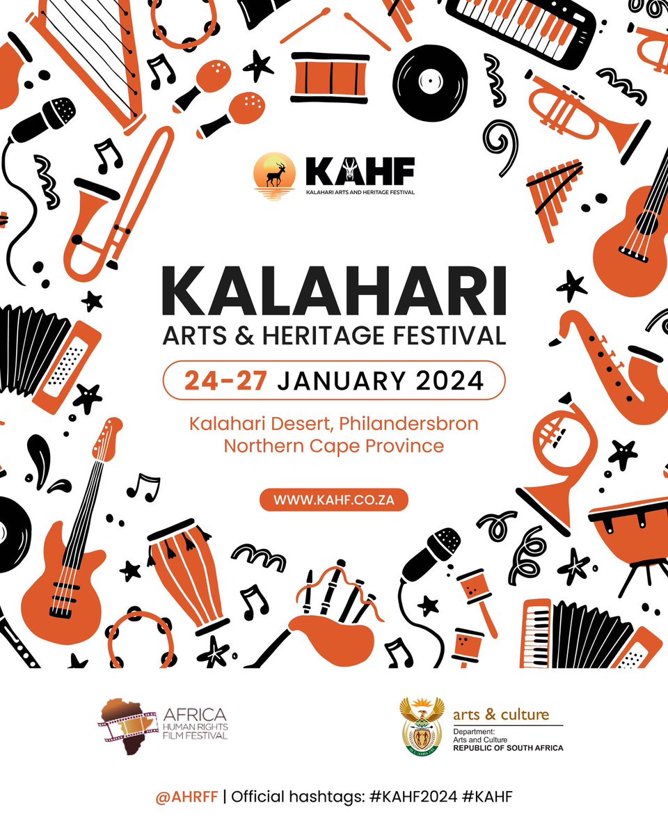 We have something amazing to announce in a few days....what could it be?

Comment with your guesses on this post.

For now please follow 

facebook.com/KAHF00?mibexti… 

#KAHF2024 #KAHF #kalahari #NorthernCape #NorthernCapeTourism 

<a href="/SportArtsCultur/">Department of Sport, Arts and Culture</a>
