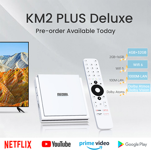 MECOOL on X: 🥳🥳Pre-orders for the 2023 Newest MECOOL KM2 PLUS Deluxe 4K  Netflix Android TV Streaming box has started! 🛒MECOOL official website:   🛒MECOOL AliExpress store:   #BlackFriday #MECOOL