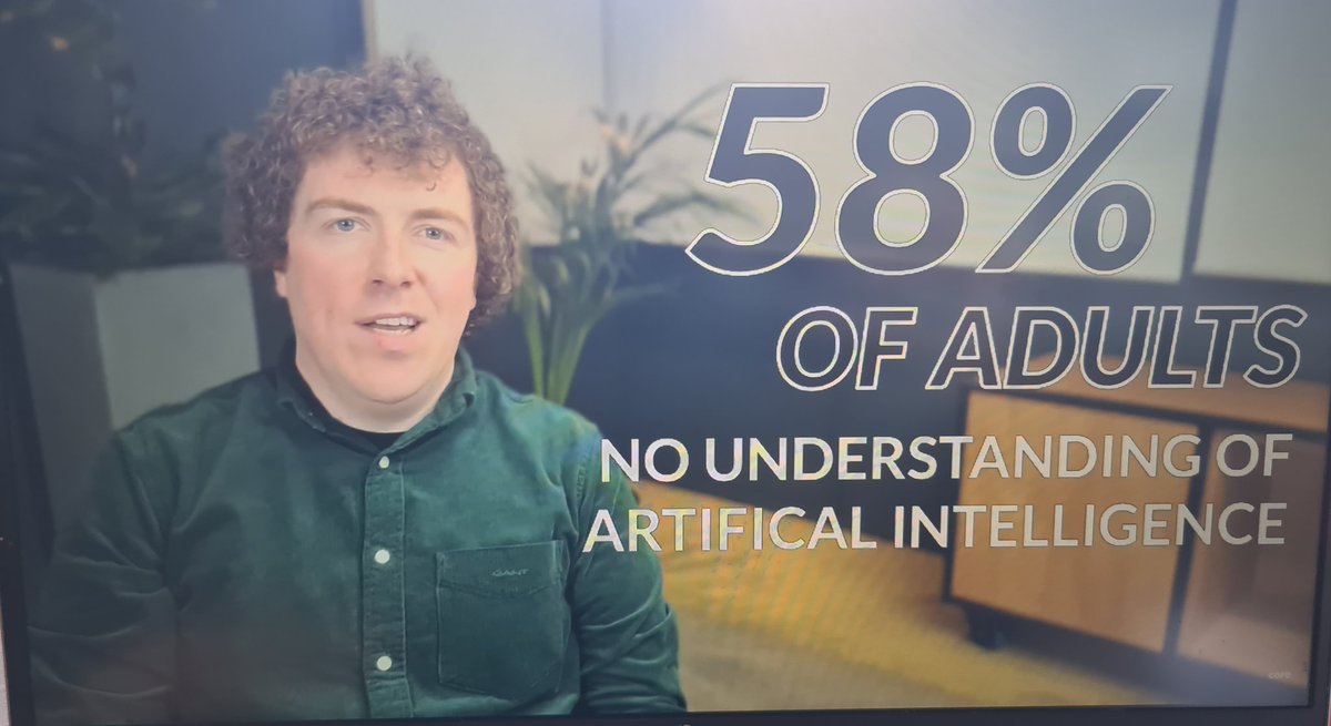 Another #DigitalNextNow Webinar kicked off this morning. @ColmSherwin recapping the results of our Irish @_coreresearch findings on current AI usage and understanding in this market. 🤖🧠🤯💡 onecore.ie/digitalnext #AlwaysLearning