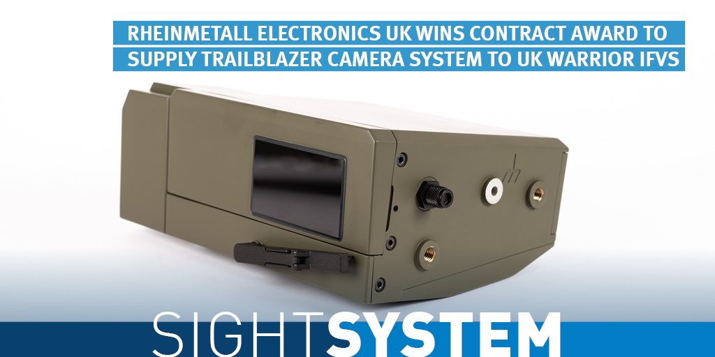 #Rheinmetall Electronics #UK’s Contract Award to Supply #Trailblazer Camera System to 🇬🇧 UK Warrior #IFVs rheinmetall.com/en/media/news-… #BritishArmy #Defence #military #army