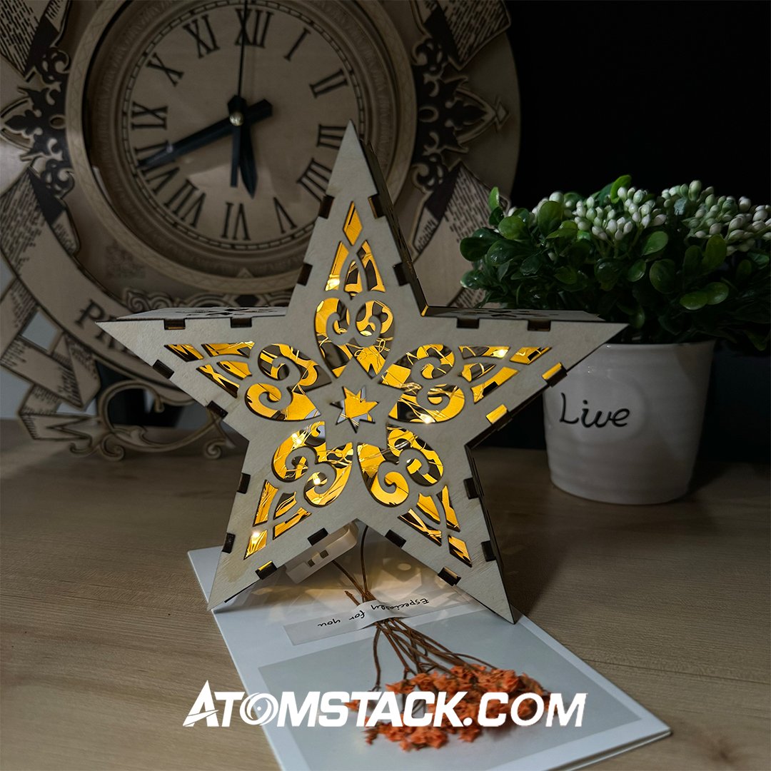 AtomStack's tweet photo. Super easy to make a star lamp, just AtomStack A24 PRO
#atomstack #atomstacka24pro #lamp #diyfurniture #diyfurnituremakeover #furnituredesign #furnituremakeover https://t.co/oTINHjh72Y
