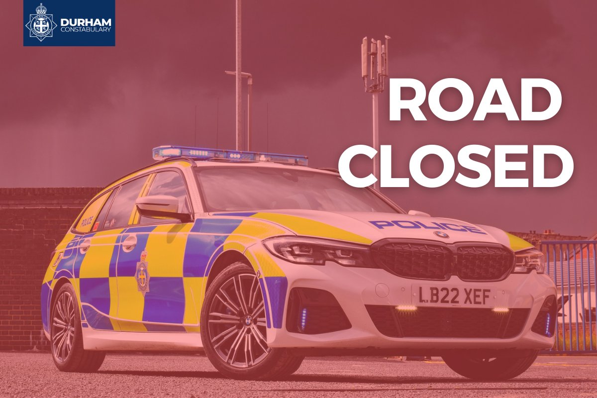 DurhamPolice's tweet image. ⛔️ ROAD CLOSED

We are currently dealing with a road traffic collision on Whitworth Lane in #Spennymoor.

The road is closed in both directions and drivers are asked to find an alternative route.

Thank you for your patience.