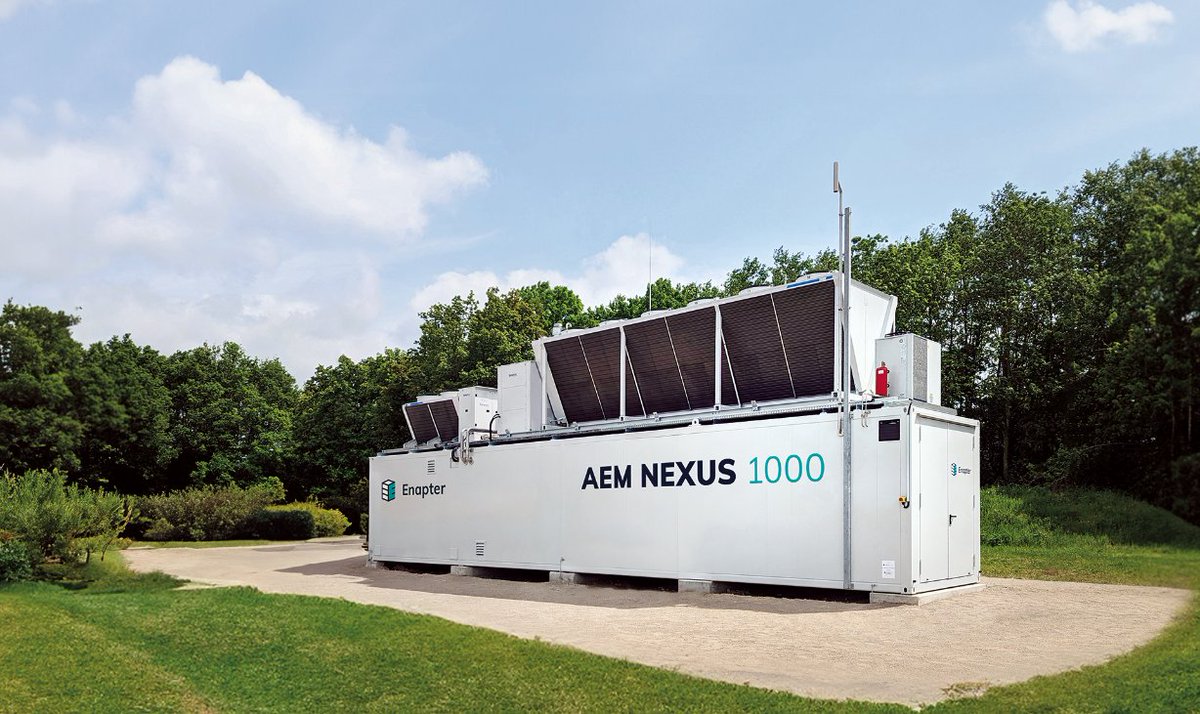 Here’s an important update regarding our large-scale, multi-core AEM Electrolysers:

Please say hello to the #AEM Nexus!👇

Learn more about our MW-sized system:
▶️ go.enapter.com/Y52ig ◀️

(1/2) 🔽