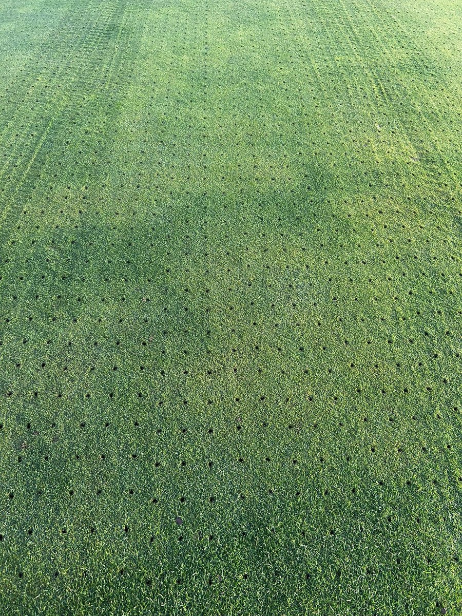 Finally a dry spell after the last few weeks of rain to let some air back into the greens ⛳️ <a href="/Greencastle1892/">Greencastle Golf Club</a>