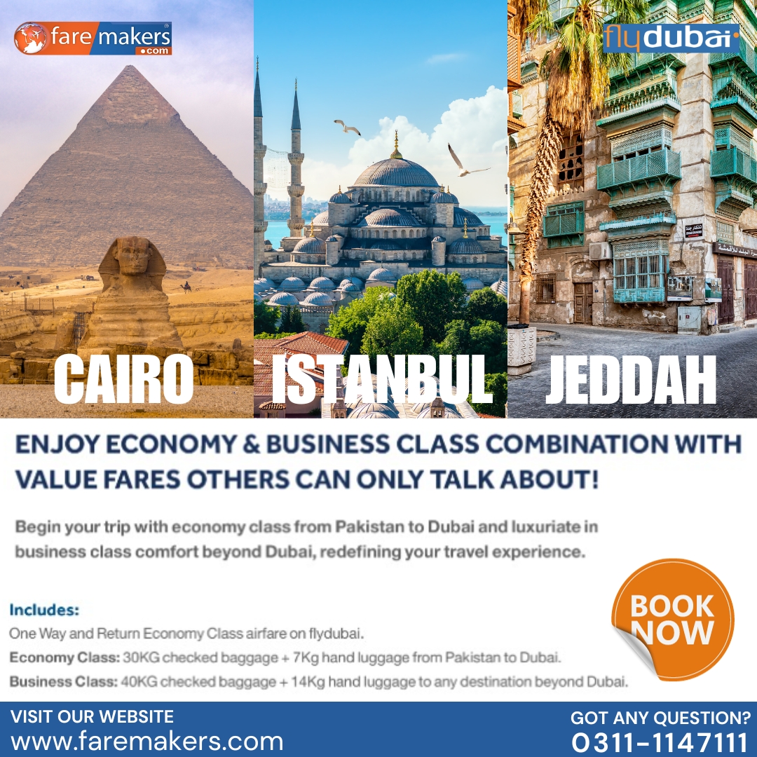 Faremakers's tweet photo. FLY DUBAI Amazing Fares All over the Middle East & Beyond!
Book now, With Faremakers
Call/WhatsApp: 0311 1147111
Visit: https://t.co/DFG0nGbfPK
#holidaypackage #holidays #cheapfares #lowfares #faremakers #travel #specialoffer #lowfares #cheapfares #savebig https://t.co/i9CAGIYnjs