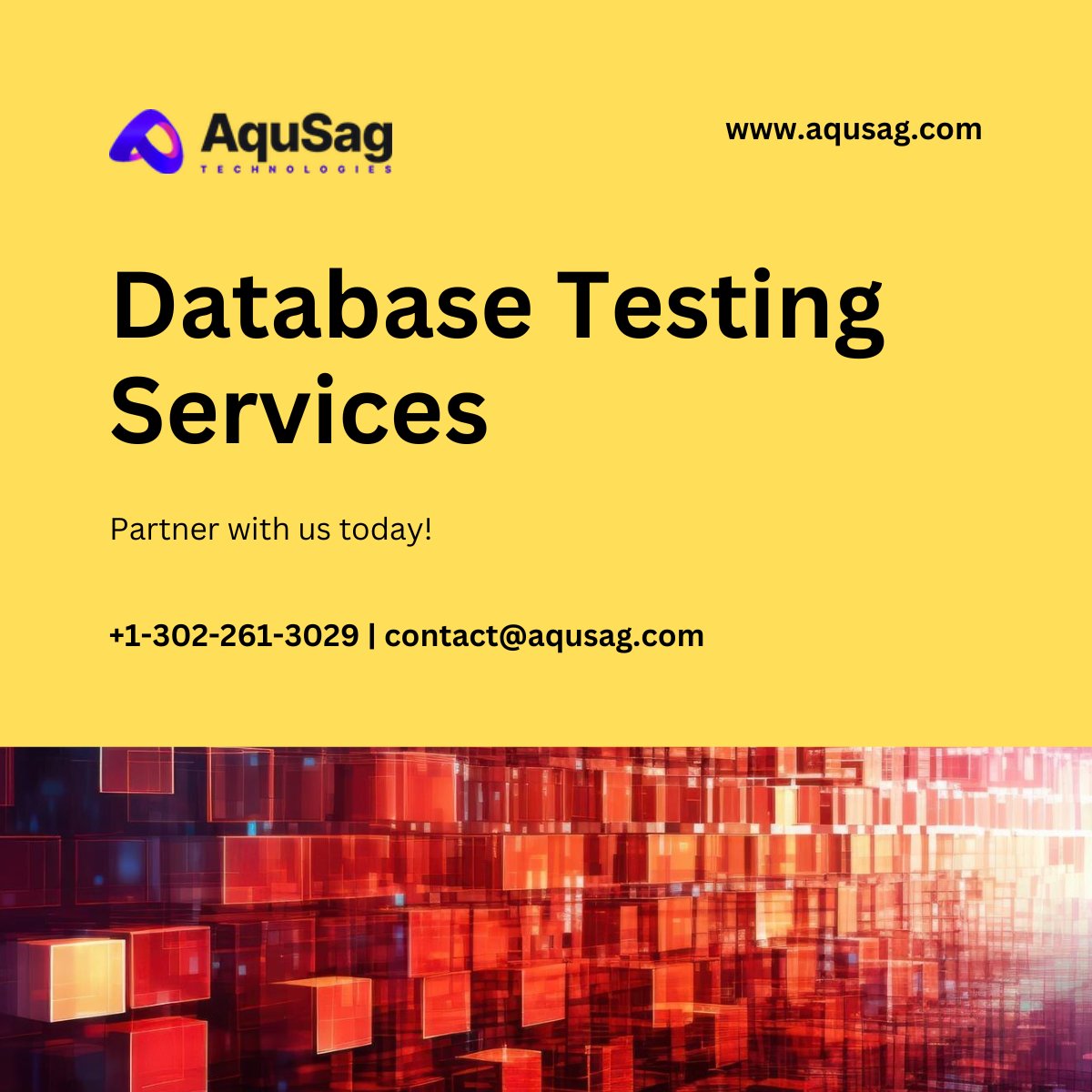 aqusag's tweet image. Elevate the quality and reliability of your databases with our comprehensive database testing services. Aqusag provides expert solutions for SQL database testing, data integrity testing, and quality control for databases. bit.ly/3ujhEGK
#DatabaseTesting #QualityControl