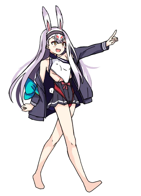 #アズレン #アズールレーン 今日は島風 描いてるwip 
