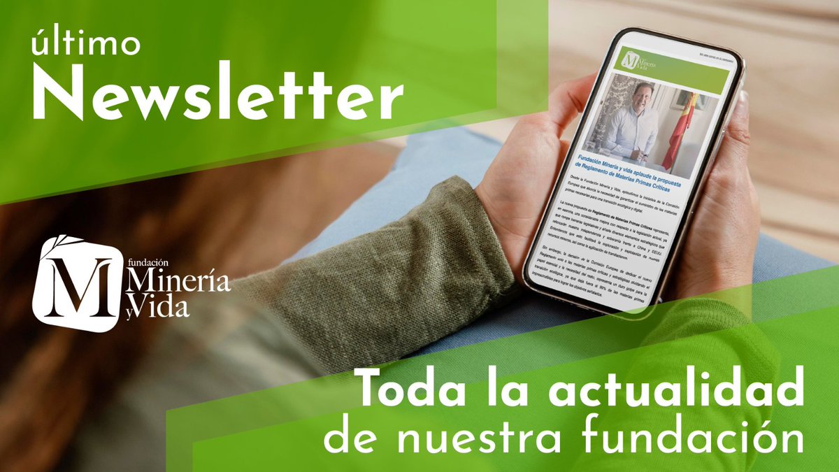 mineriayvida's tweet photo. 🗞Ya puedes consultar la última newsletter de la #FMYV.

🔹Estaremos en el Congreso de León

🔹Hemos presentado la Guía #RSC para el sector extractivo

🔹Firmamos una colaboración con el @IGME1849

🔹Nuevos donantes se unen a la Fundación

Accede 👉 https://t.co/w6a0BKS89o. https://t.co/LRA5BOwJhV