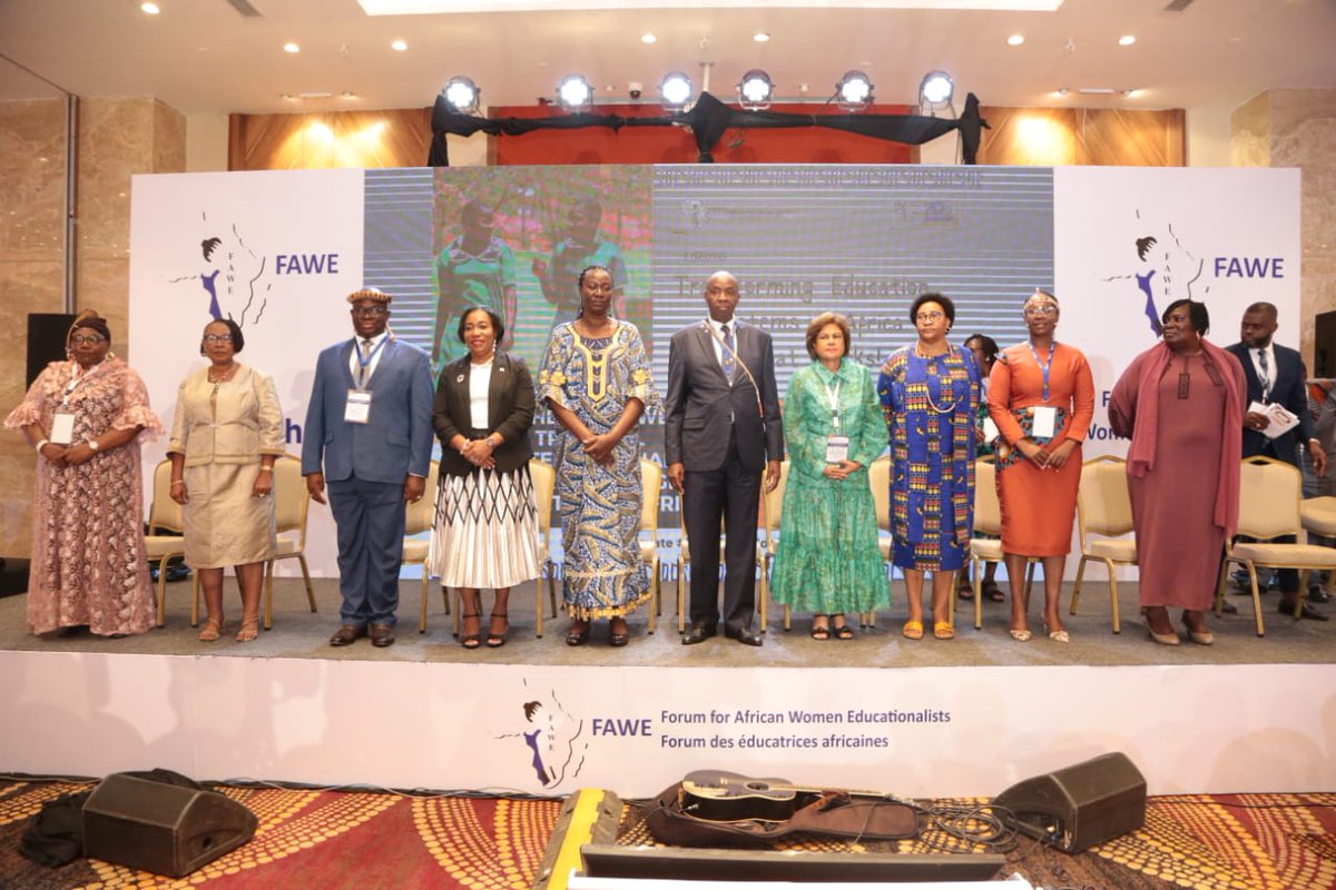 Officially opened the 3rd Forum for African Women Educationalists (FAWE) International Conference on Girls' Education in Africa at Olesereni Hotel, Nairobi Kenya. The forum brings together 33 African Countries where FAWE has chapters under the theme