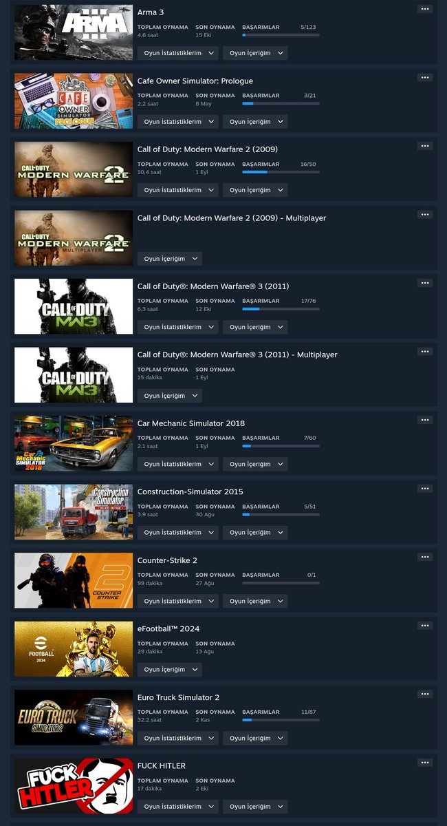 Mustafa34898491's tweet photo. @webtekno Toplamda 500₺ ye anca aldığım oyunlar bugün itibariyle 304$(8750₺) yapıyor. KDV indirimli telefon almak için Steam hesabımı satıyorum. Pazarlık olur 😅#Steam https://t.co/FCozKCBR8l