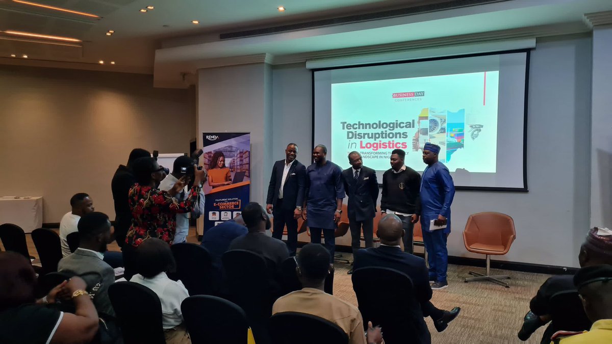 BusinessDayNg's tweet photo. Pictures from the ongoing Technological Disruptions in Logistics Conference.
You can join the event Live on Youtube via the link below:
https://t.co/GNQAj6BjQ9
#logisticsconference #supplychain #conference #businessday https://t.co/9UcDX1Fd57