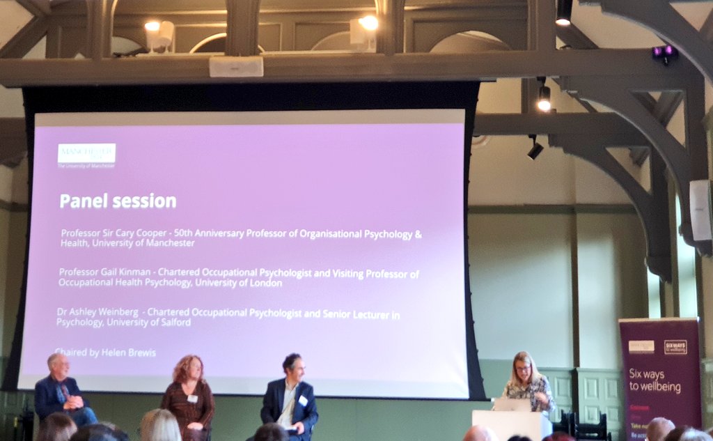 John Hudson (@johnhdsn) on Twitter photo Really looking forward to #HEI Workplace Wellbeing conference today. A brilliant panel of <a href="/Profgailk/">Gail kinman</a>, <a href="/ProfCaryCooper/">Cary Cooper</a> and Ashley Weinberg, discussing the challenges and opportunities in the sector Really looking forward to #HEI Workplace Wellbeing conference today. A brilliant panel of <a href="/Profgailk/">Gail kinman</a>, <a href="/ProfCaryCooper/">Cary Cooper</a> and Ashley Weinberg, discussing the challenges and opportunities in the sector
