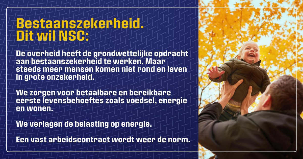NwSocContract's tweet photo. De overheid heeft een belangrijke opdracht: zorgen voor bestaanszekerheid. Maar steeds meer mensen komen niet rond en leven in grote onzekerheid.

Dit wil Nieuw Sociaal Contract hieraan doen👇

Lees hier meer over onze plannen: https://t.co/CnIwFHt7pw https://t.co/q3kgFpr6V7