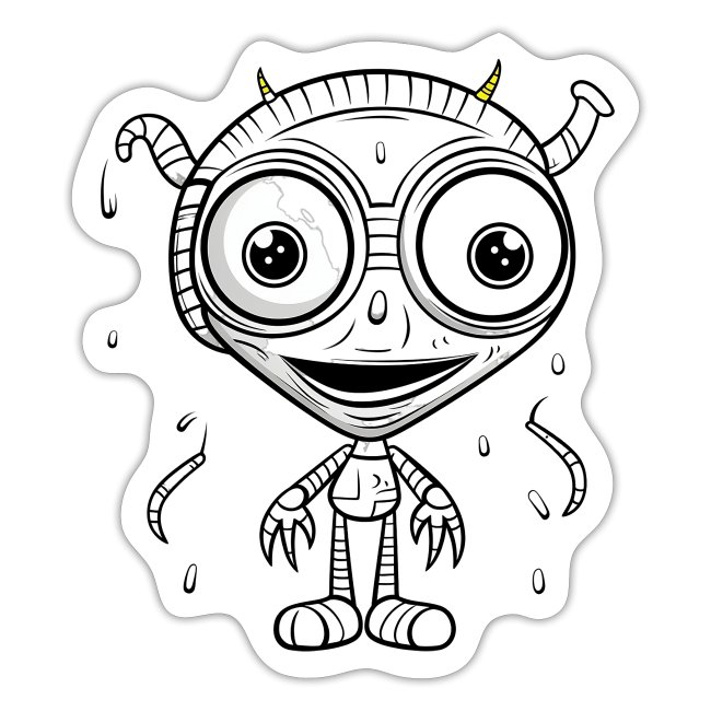 DiePlastikkarte's tweet image. Meet our adorable new mascot, Gizmo! Big eyes, bigger heart. 💖 #CuteMascot #GizmoTheBot #StickerLove #AdorableAlert