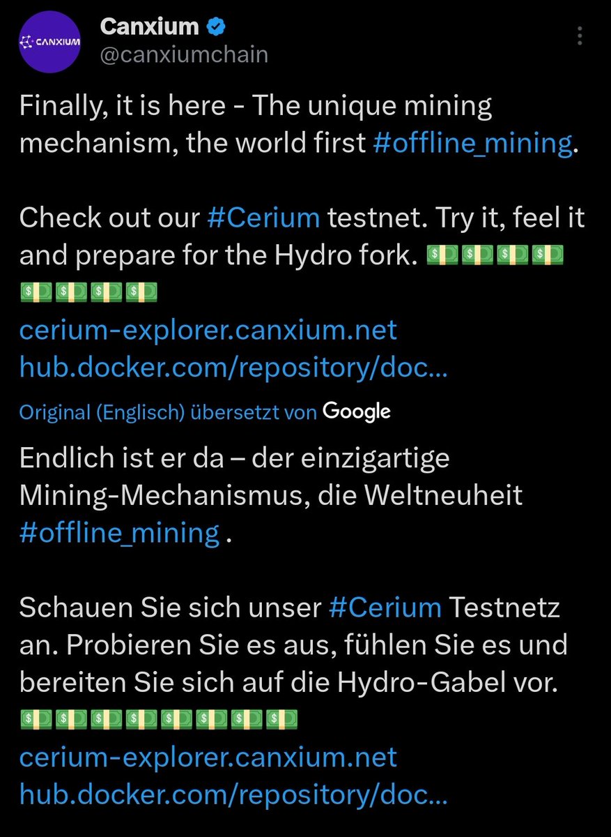 DennisSnoop's tweet photo. The list is definitely missing @canxiumchain. Really very interesting #crypto project.
#canxium #microcap #offlinemining
#1000xgem #GOLDη₯ https://t.co/Tcuj24I5ZY
