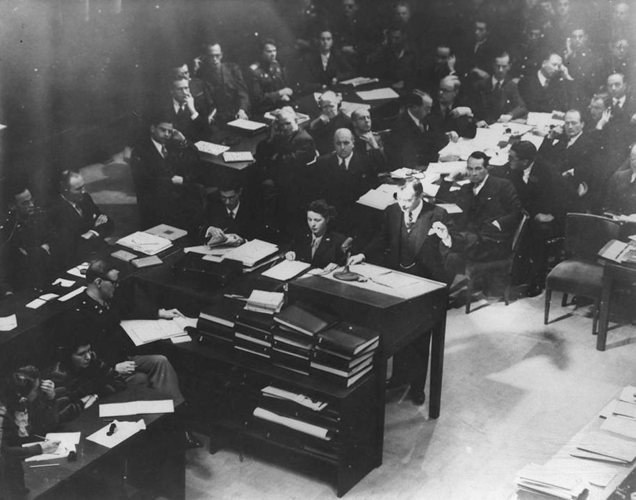wienerlibrary's tweet photo. "The wrongs which we seek to condemn and punish have been so calculated, so malignant and so devastating"

Justice Jackson delivered the opening speech of the US prosecution at the #NurembergTrials this week in 1945.

Learn more at #HolocaustExplained https://t.co/L6SzBZPDTA https://t.co/rmcuUfYX2G