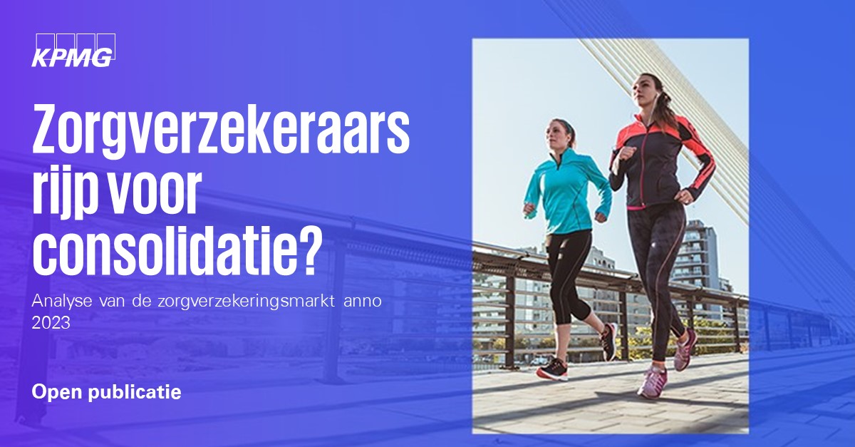 KPMG verwacht dat op termijn een consolidatie onder de zorgverzekeraars. Lees meer hierover in het rapport ‘Zorgverzekeringen anno 2023’ van <a href="/KPMGNederland/">Clown Nederland</a>: to.kpmg.nl/Zorgverzekerar…
#kpmgnederland #zorg