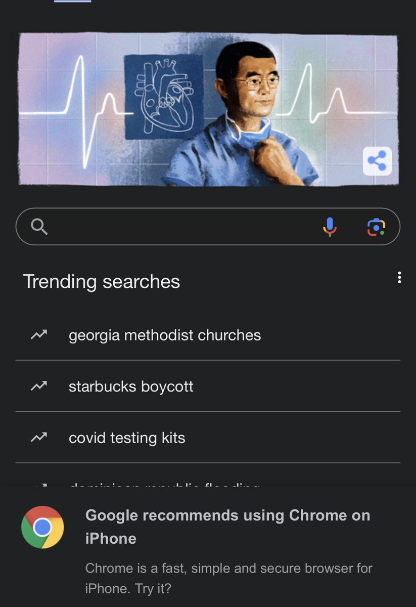 echewy's tweet photo. FYI- Did anyone notice that todays "Google" front image is of Chinese Australian heart surgeon DR VICTOR CHANG? 

If he was alive today, he would have been 87 years old. A pioneer in modern heart transplant surgery, he is someone we need to revere and remember. #Google https://t.co/DVG2OIlcXs
