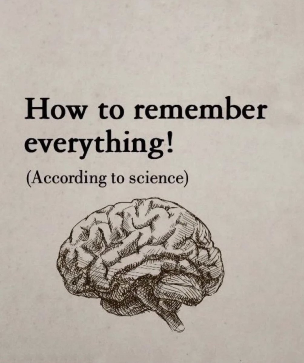How to remember everything: - Thread - - Thread from Upper Intention ...