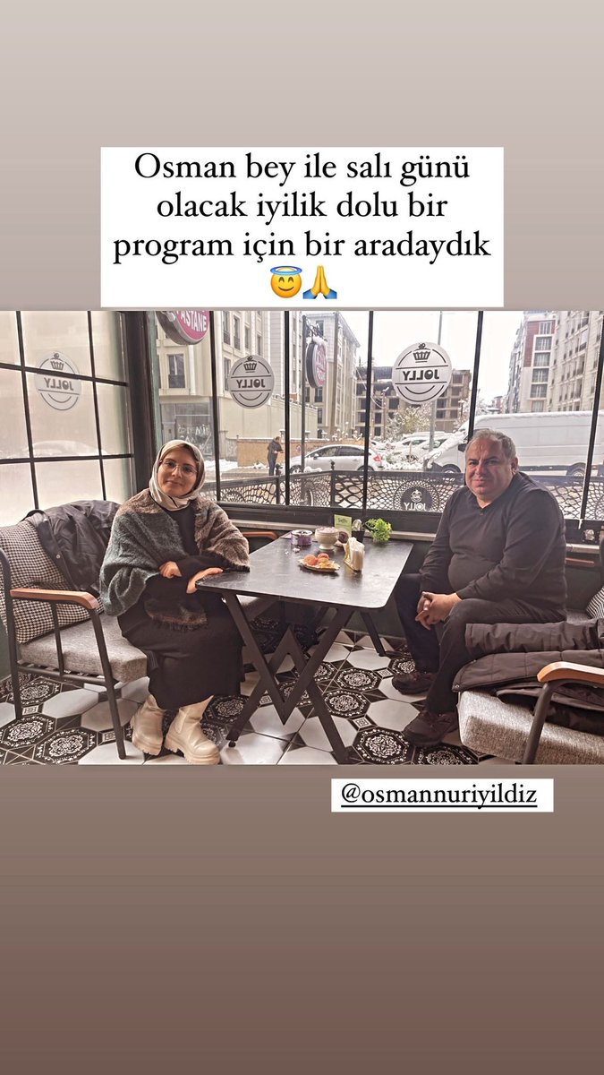 Osman bey ile salı günü olacak iyilik dolu bir program için bir aradaydık 😇🙏 <a href="/OnyNuri/">Osman Nuri Yıldız</a>