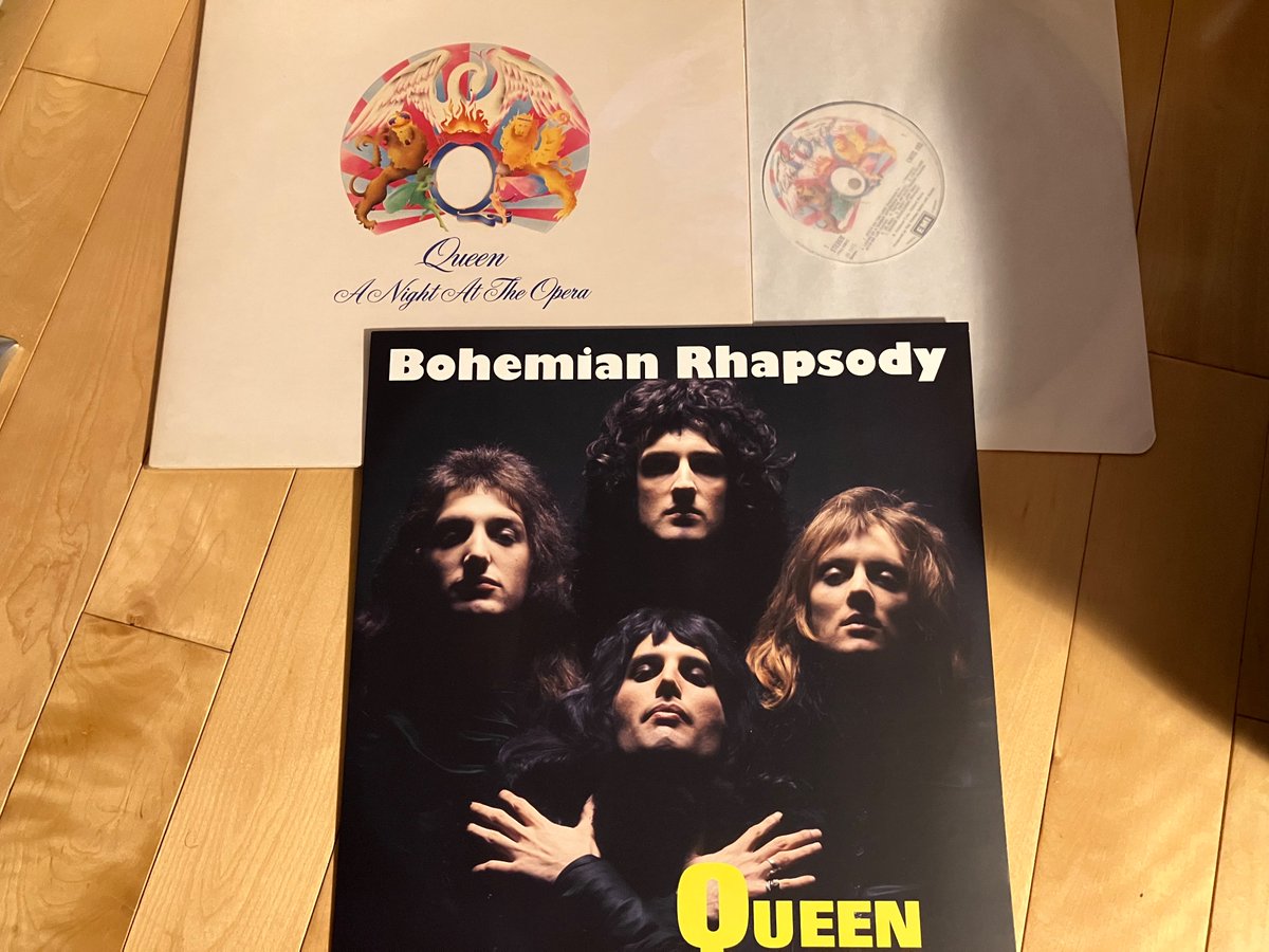 48年前のきょうリリースされたということで。A Night At The Opera / Queen UK盤 Bohemian Rhapsodyはフレディの最高傑作でありクイーンだけでなくロックを代表する名曲。『ガリレオ』のオペラの部分はフレディのアイデアで録音に3週間を要し曲が長くなったがそれでも全英で9週連続1位の快挙となった。