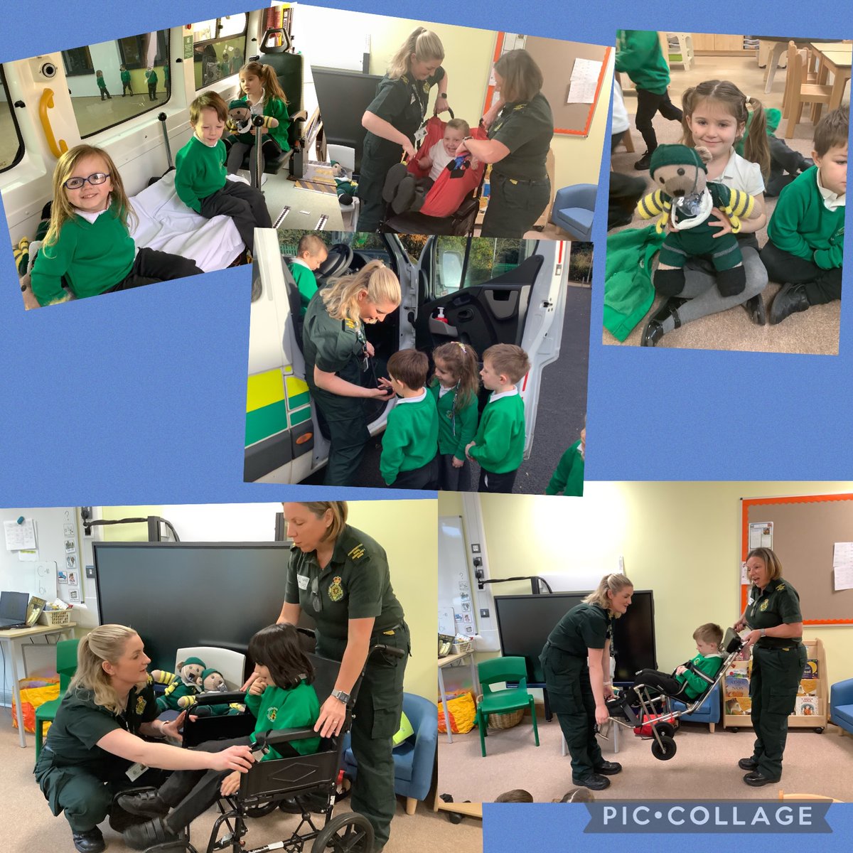 Diolch yn fawr iawn i Leanne a Sue a pawb yn <a href="/WelshAmbPECI/">Patient Experience & Community Involvement Team</a> am ddod i weld ni a siarad am eich swydd yn gweithio ar yr ambiwlans yn y nos. A huge thank you to Leanne &amp; Sue &amp; everyone at <a href="/WelshAmbPECI/">Patient Experience & Community Involvement Team</a> for coming to see us and discussing your work on the ambulance. ❤️