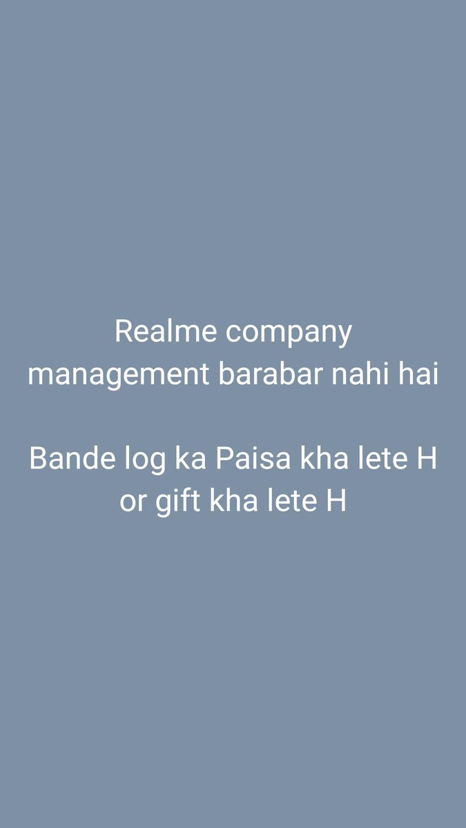 ShaikhAli8055's tweet photo. @realmeIndia @realmecareIN https://t.co/FNK4ZJ8bLx