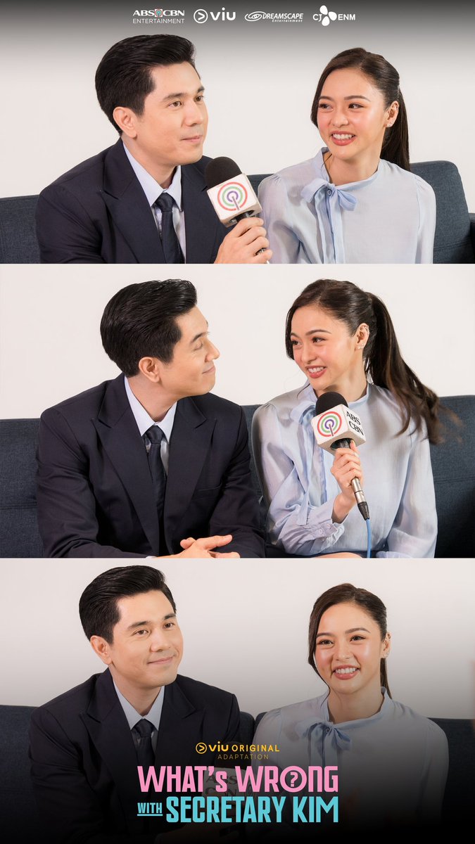 DreamscapePH's tweet photo. Catch the EXCLUSIVE INTERVIEW of Secretary Kim and Vice-Chairman tonight on TV Patrol! 

#ABSCBNxViuxDreamscape #KimPauForWWWSK #GetReadyWithKimPau #KimPauOnViu #WWWSKonViu https://t.co/ZGy65njkEA