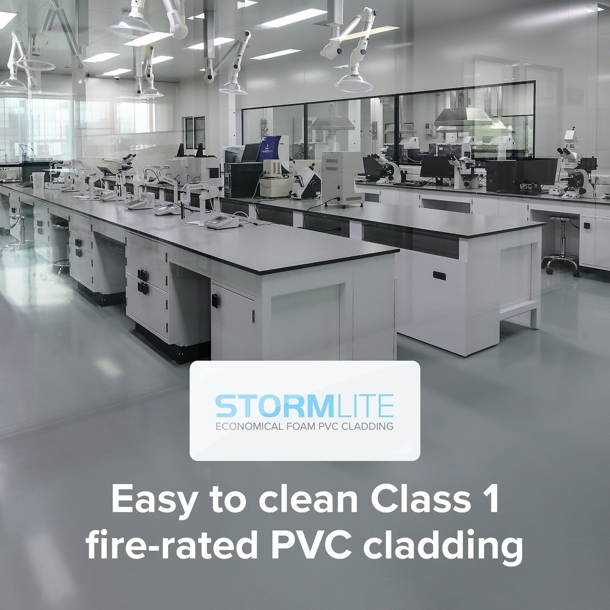 stormplastic's tweet photo. Our STORMLITE lightweight foam PVC cladding is:

✅ Self-extinguishing and Class 1-rated
✅ Easy fabrication - no specialist tools are required
✅ Easy to clean

View the full range today over on our website today: https://t.co/yKPjkHAdNk https://t.co/LAlWbbUPdU