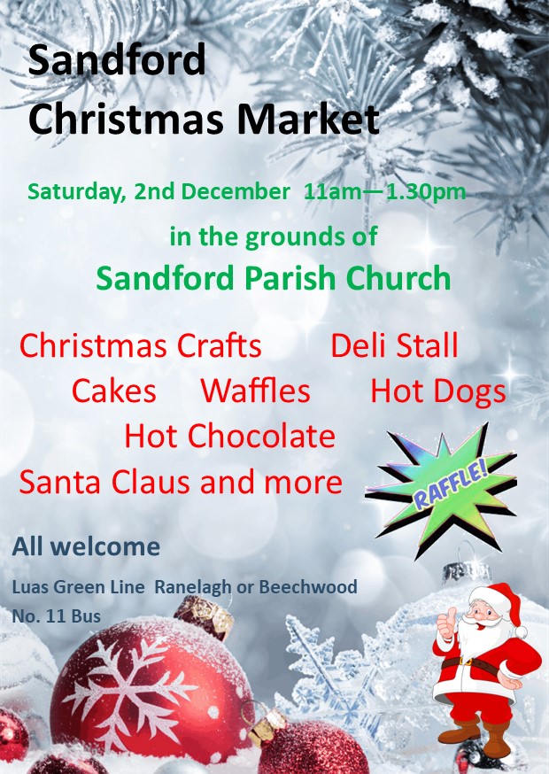 st_philips's tweet photo. Sandford Christmas Market, Saturday 2nd December from 11am to 1.30 pm in the grounds of Sandford Church.  Details below.  All welcome! @RanelaghLife @RanelaghD6 @RanelaghArts @UnitedDioceses @RoyalDonnybrook https://t.co/HUCnrZMqFX