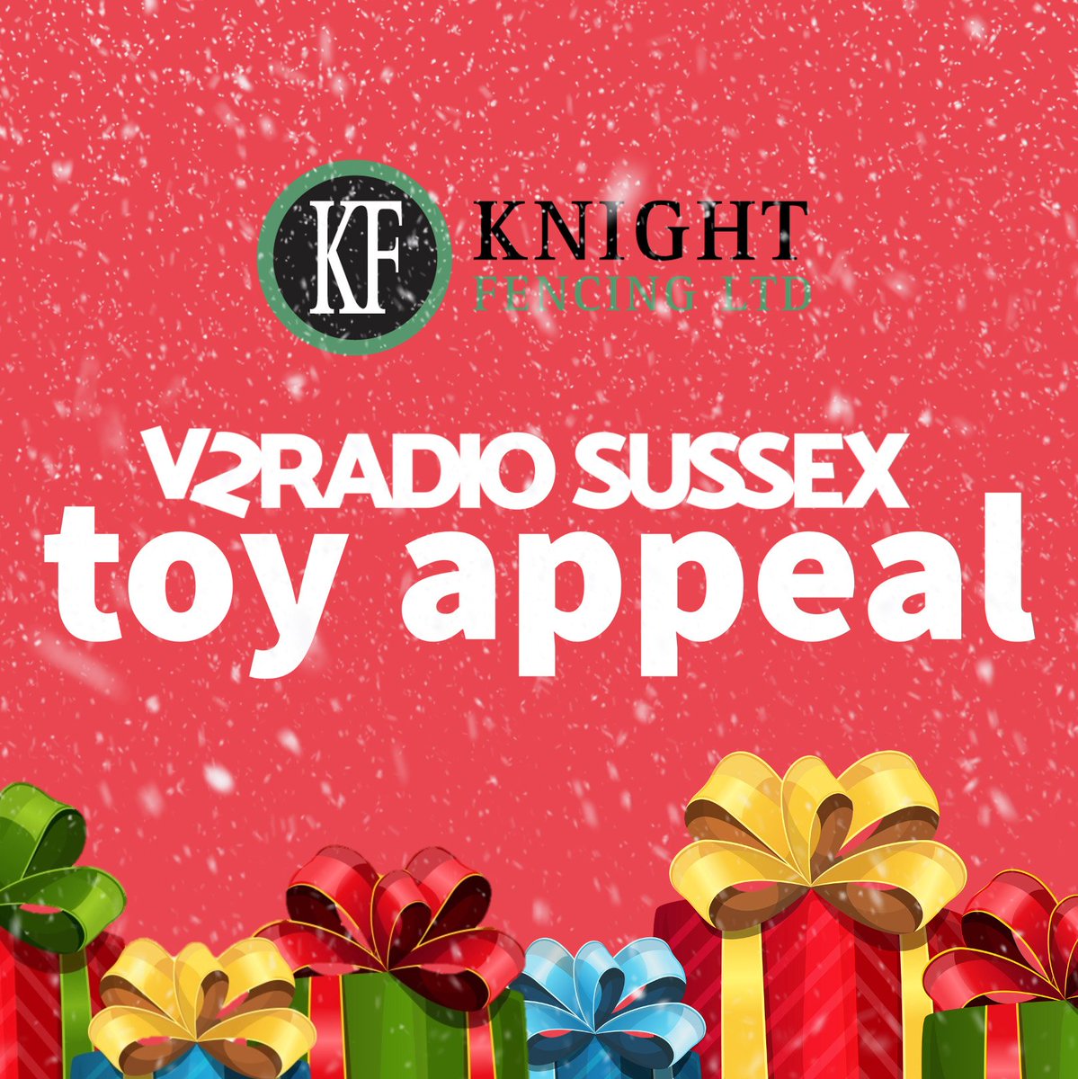 KnightFencingUK's tweet photo. 🎄🚨 It's time for the @V2RadioSussex Christmas Toy Appeal! We're proud sponsors and calling for your generous donations. 🧸 Drop new, unwrapped toys at our Sidlesham yard or other points across West Sussex. Every toy makes a difference to a child in need. #WestSussex https://t.co/5PKtSY1E7I