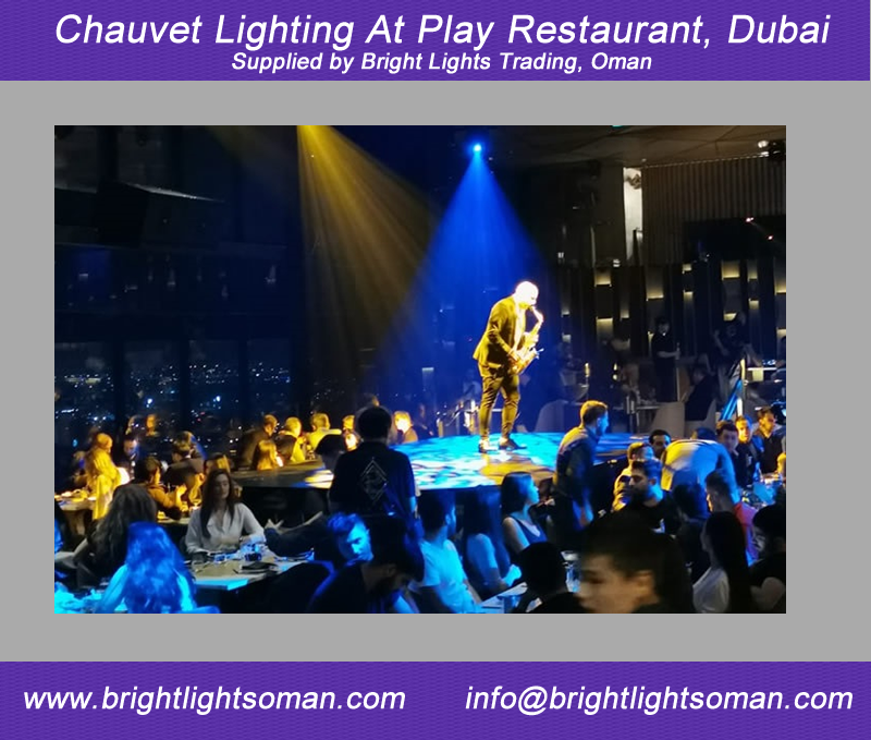 #PlayLounge in #hhoteldubai  #Chauvet Lighting supplied by Bright Lights
brightlightsoman.com/products.htm
#DubaiNights #dubainightclub #dubainightout #playrestaurantdubai #playrestaurants #dubaihotel #dubaidining #UAE #Foodies #DubaiRestaurant