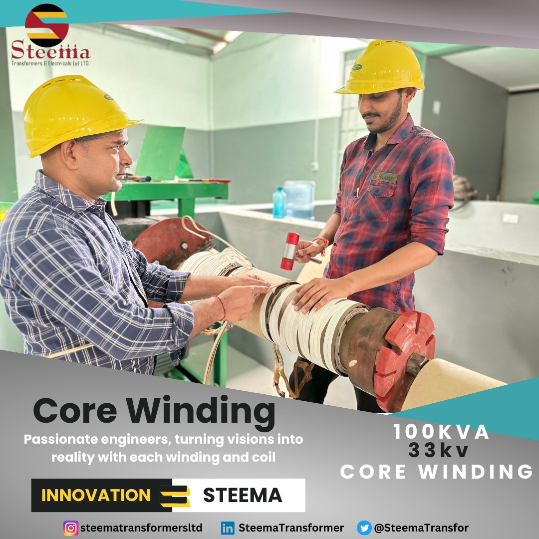 SteemaTransfor's tweet photo. Engineers at work : Crafting brilliance in every coil #steema #steematransformer #steematransformersltd #Uganda  #electricalengineering #umeme #uedcl #uegcl #Transformers #lineconstruction #innovations #technology #distributiontransformer #powerline  #lineconstruction https://t.co/6PHU0yaOj1