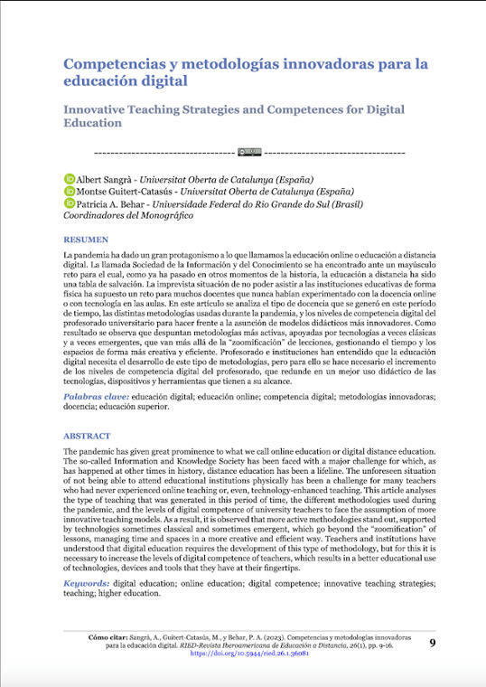 Competencias y metodologías innovadoras para la educación digital sco.lt/7sRaqW