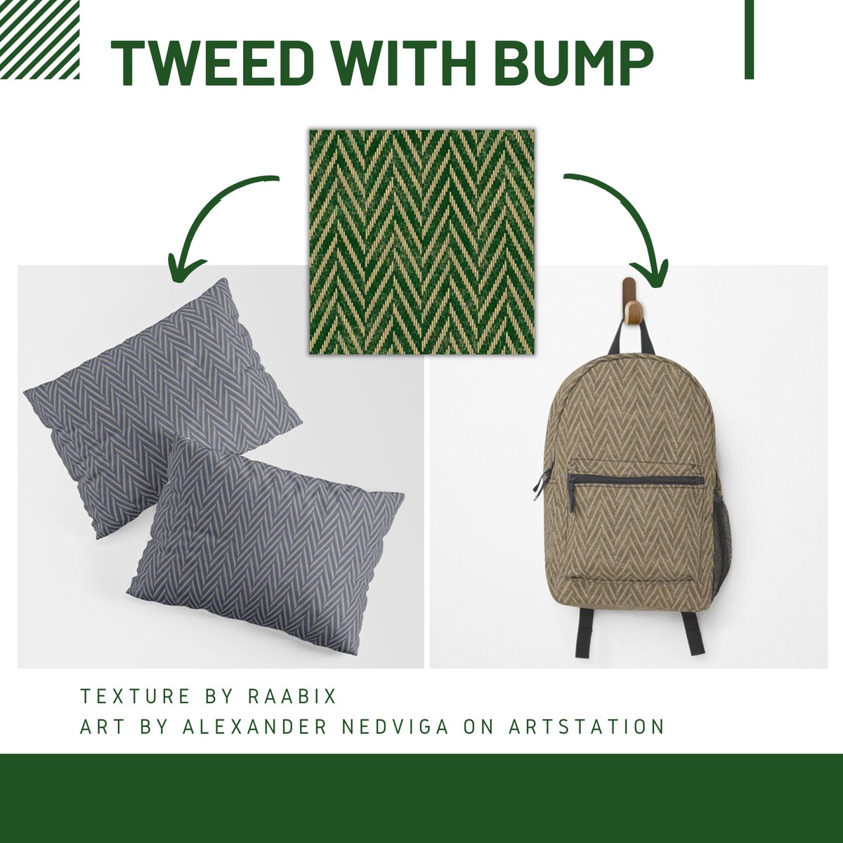 filterforge's tweet image. Filter:Tweed with bump by raabix filterforge.com/filters/12673.…
Art:Alexander Nedviga on ArtStation

'An upgrade of Fran Daveys awesome Surreal Tweed filter. Now you can generate #bumpmaps as well and feed them to your favourite renderer. Credits go to the original author'
#filterforge