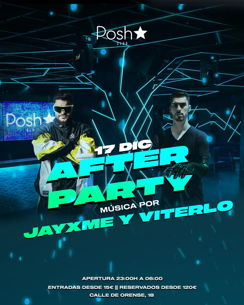 kekOesports's tweet photo. Lo buenos se hace esperar.

¡Un año más volvemos con el #AfterParty después de @Gamergy! 🔥

🗓️Domingo 17 de Diciembre
🎧@jayxme_ &amp; @viterlo 
🎟️https://t.co/GJGkuOnoV9
🔗https://t.co/ZHfvUzTiRa https://t.co/RHPmADngKG