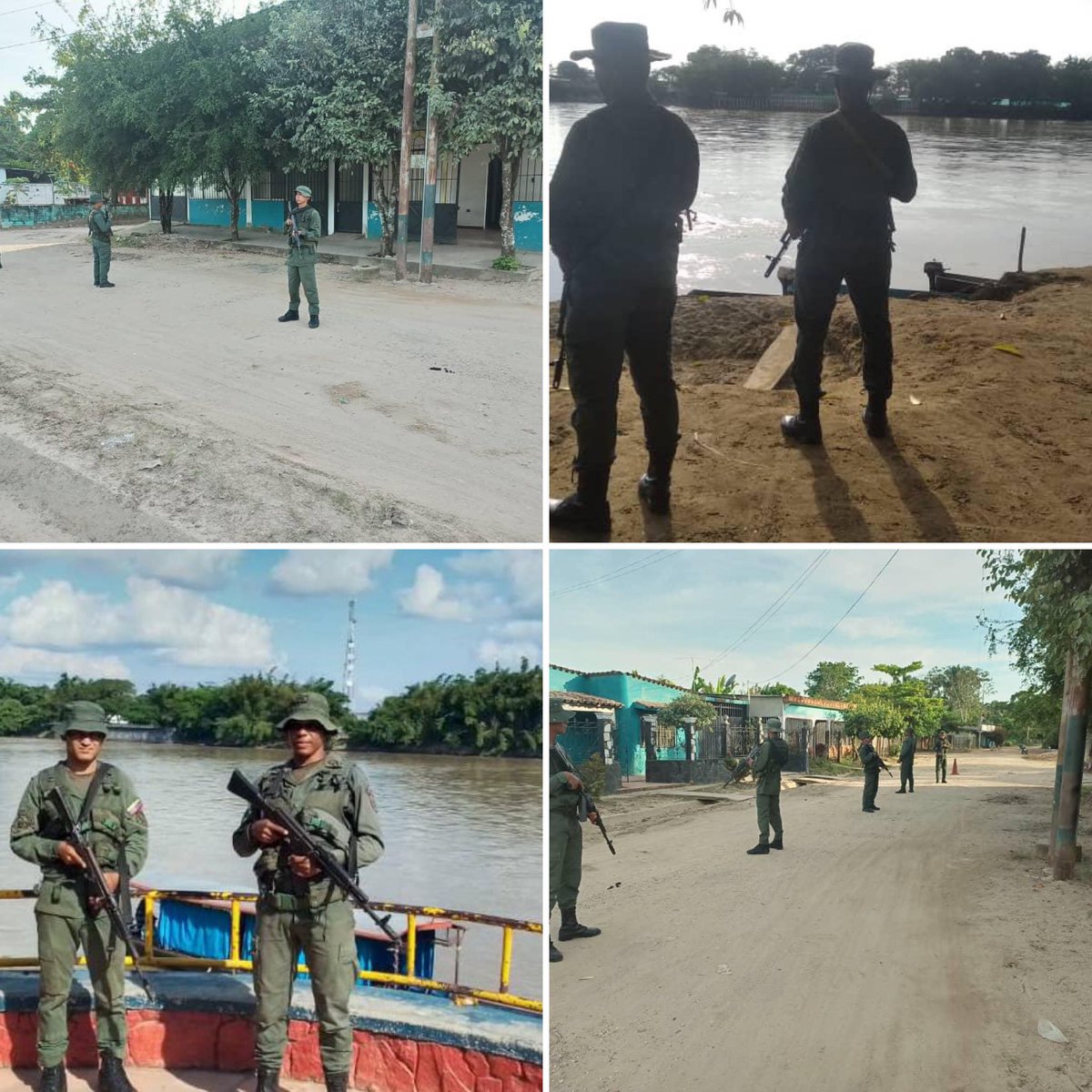 Redi_andes's tweet photo. #FANB en defensa de nuestra Soberanía permanece desplegada en el borde fronterizo del estado Apure garantizando la integridad territorial y la seguridad ciudadana ! 
Para nosotros la Patria es primero ! 
#IntegrarEsVencer https://t.co/HIhZb3GBcK