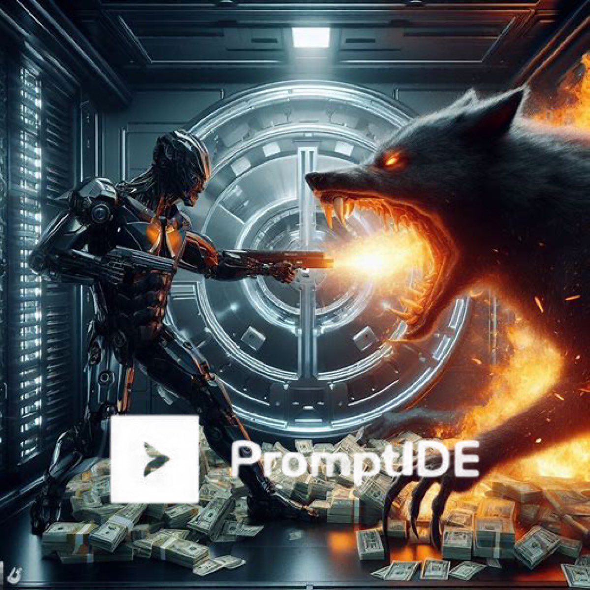 @GemsFinderr 🌠 Tyr faced the Fenris Wolf with valor, and so can you in the crypto realm. #TuesdayVibes echo with triumph when guided by the strength of #PromptIDE. 💪🔗 @PromptIDE_Erc