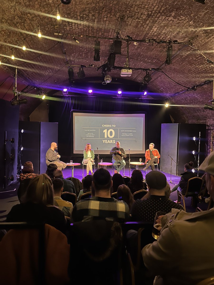 A great night @MCSActorsEvent for their 10th anniversary. Thanks to @LucyRichAgent at @AtiusManagement , @jonecker + @thepeterhunt for your wisdom. 🕊️