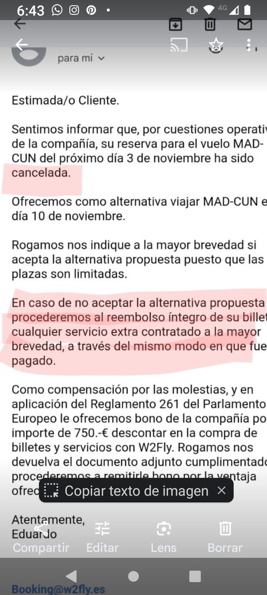 PoyatoSandra's tweet photo. @World2FlyHelp Cuando van a responder los formularios de quejas que he llenado? Cuando me van a reembolsar los gastos extras que tuve ??? https://t.co/m9oNRho3og