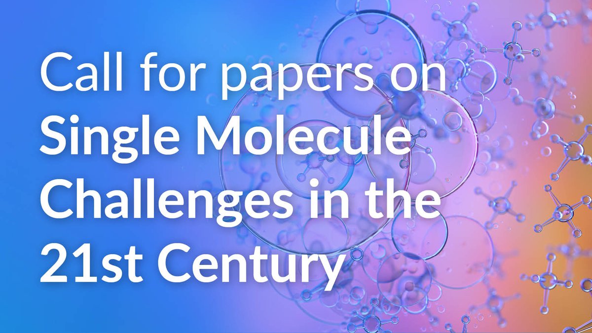 Biophysics from Cambridge University Press (@biophysics_cup) on Twitter photo The editors of QRB Discovery are delighted to invite you to contribute to a Special Edition on Single Molecule Challenges in the 21st Century, guest edited by <a href="/fritort/">Felix Ritort</a>, <a href="/palermo_lab/">Giulia Palermo</a> and <a href="/FWesterlund/">Fredrik Westerlund</a>.
Further info is available here: cup.org/49HOXDD The editors of QRB Discovery are delighted to invite you to contribute to a Special Edition on Single Molecule Challenges in the 21st Century, guest edited by <a href="/fritort/">Felix Ritort</a>, <a href="/palermo_lab/">Giulia Palermo</a> and <a href="/FWesterlund/">Fredrik Westerlund</a>.
Further info is available here: cup.org/49HOXDD